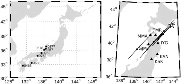 Table 2. The 1 ‐ D Atmospheric Model Input Parameters a Seismic Event Time(UT) LocalTime Location (Lon/Lat) F10.7/ F10.7a Wenchuan 0648 1548 30°N/122°E 68.0/68.3