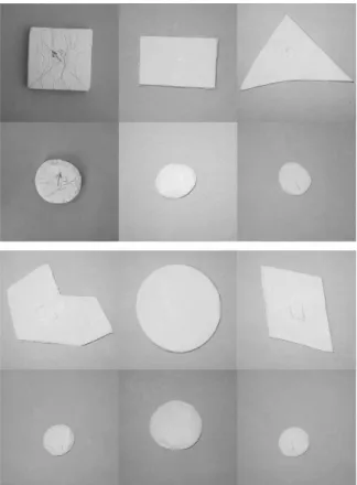 FIG. 4: (Color online) Cumulative curvature distribution, f(K), for the evolving pebble depicted in the inset (and  pic-tured in Fig