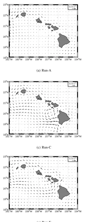 Fig. 3. Annually-averaged currents’ velocity vectors at 40-m depth.