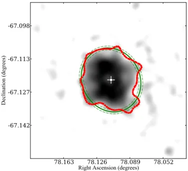 Fig. 5. Combined 0.3–0.7 keV EPIC image of MCSNR J0512−6707.