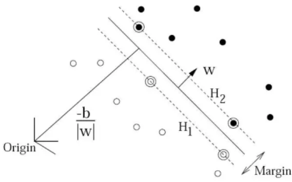 Fig. 2. Mapping of input variables into a higher dimensional space.