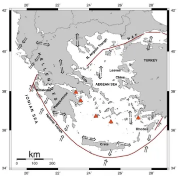 Fig. 4. Seismicity in Greece in the the twentieth century.