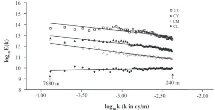 Fig. 2. Examples of the drainage pattern in each of the data groups.