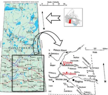 Fig. 2. Physiographic view of the Davidson transect area.