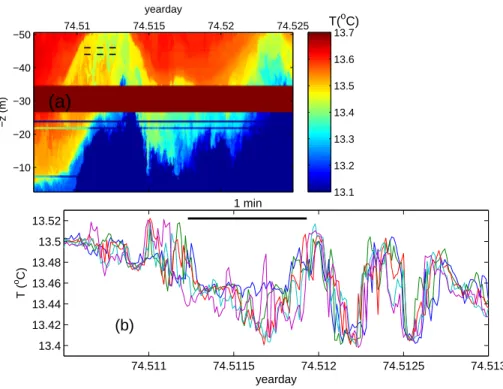 Fig. 10. Example of detailed NIOZ2 observation of very high-frequency internal “wave” of unstable fluid