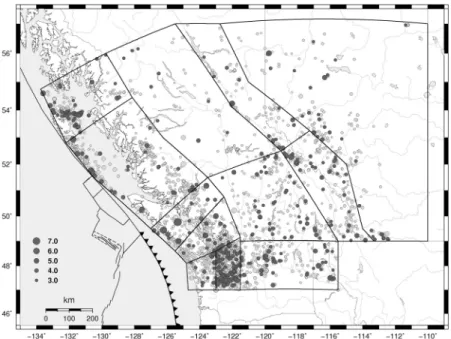 Table 1. Earthquake Catalog Statistics and Moment Rates a