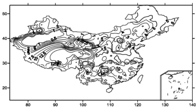 Fig. 3    Soil moisture content distribution when there is no rain for a long time 
