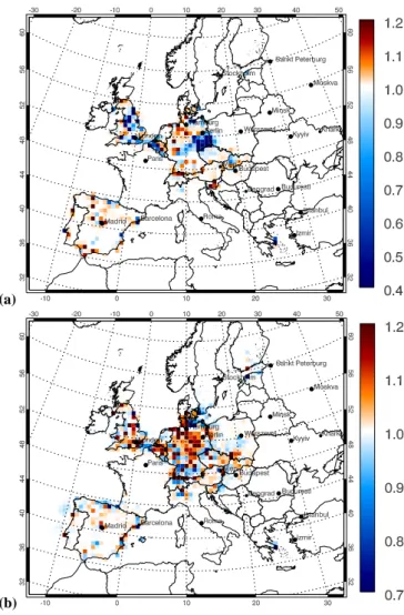 Figure 11 exhibits the results for 17 August 1997, the same day as in the exposition before, with initial emission rates  re-duced to 50%