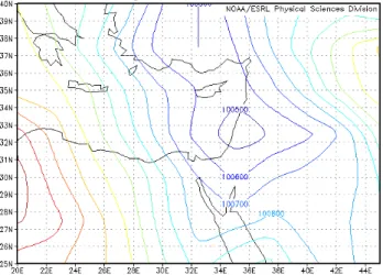 Figure 11. As figure 9 only for April 4 th , 2006, 13:00 GMT area 2; the microphysical zones 