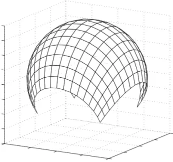 Fig. 2. The shape of the grid used in the DIAMOND model.