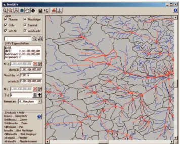 Fig. 2. Interactive tool to set stream orders, to facilitate unique IDs and to check inputs.