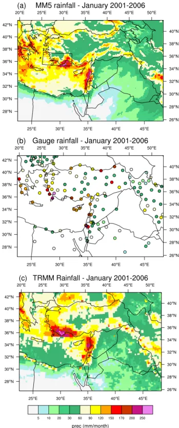 Fig. 1. Computational areas of the coarse (45 km grid interval) and nested (15 km) model grids