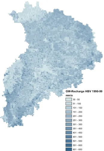 Fig. 1. Topography of the Neckar catchment and subcatchment Neuenstadt used in this study