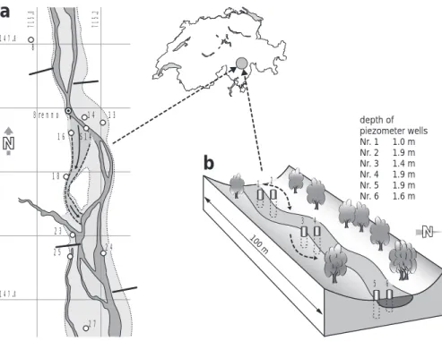 Fig. 1. Plan view of Valle di Blenio, Alps of Southern Switzerland. (a) Plan view of the first site: