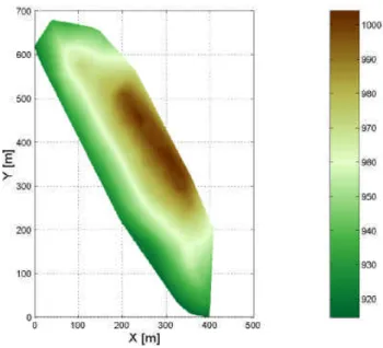 Fig. 6. Delaunay triangulation of GPS samples. A decimation fac- fac-tor equal to 100 has been applied to facilitate the interpretation of picture.