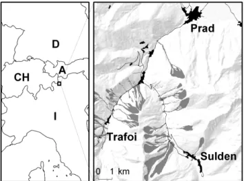 Fig. 2. Probability distributions of three-day precipitation at the Sulden road causing avalanches (modified from Zischg and St¨otter 2004)