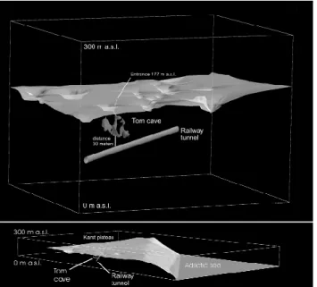 Fig. 3. Breakdown at the bottom of the TOM Cave.