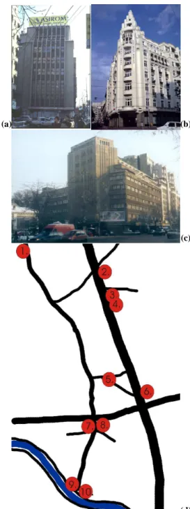 Fig. 6. Examples of buildings designed in successful co-operation between engineers and architects, which proved to have earthquake resilient features despite their high irregularity, resulted from  re-specting the urban zoning rather than site conditions: