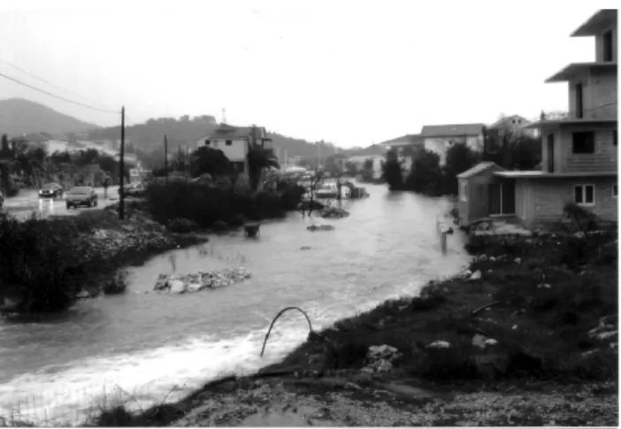 Fig. 9. Karst flash flood on 6 December 2004 in the upper part of the Marina village.