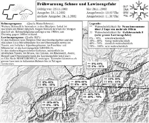 Fig. 2. Example of a map showing an