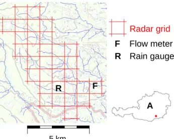 Figure 1. Map of the Wernersdorf catchment  
