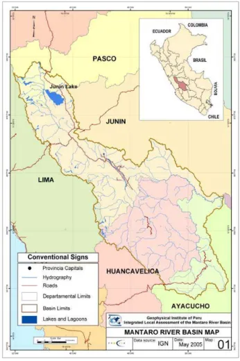 Fig. 2. Methodology flow chart used in the Local Integrated As- As-sessment in the Mantaro River Basin study.