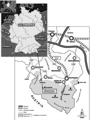 Fig. 2. Location of the Berchtesgaden National Park (Germany).