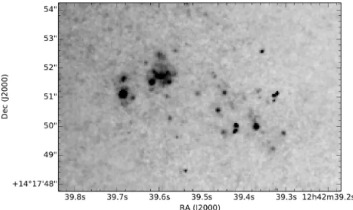 Fig. 9. F625W image of the dwarf galaxy candidate.