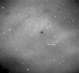 Fig. 1. CCD frame observed 1/12/2003, at 15 h 02 mn UTC. The exposure time is 2 mn , and the CCD dimensions are 1024 × 1024 square pixels.
