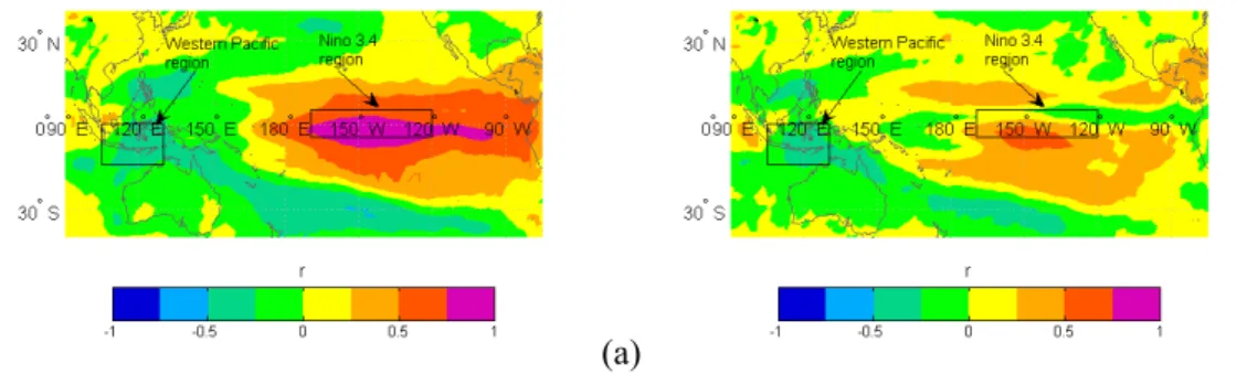 Figure 9. (a) Geographical distribution of correlation coefficient between the DLR-A and the  Fig