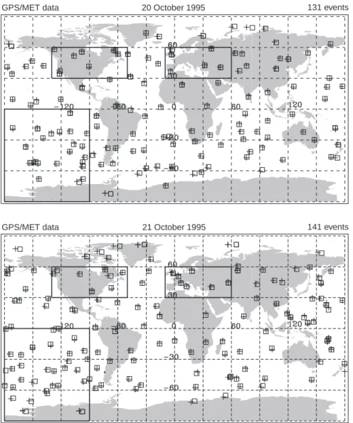 Figure 10a illustrates the validation results of the full data set of 272 pro®les distributed over the whole globe.