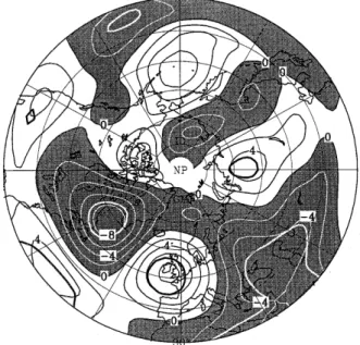 Fig. 6. March 1997 daily total ozone measurement at Potsdam (solid) in comparison with Adeos TOMS (dashed) measurements; linear interpolation of four gridpoint values nearest to Potsdam