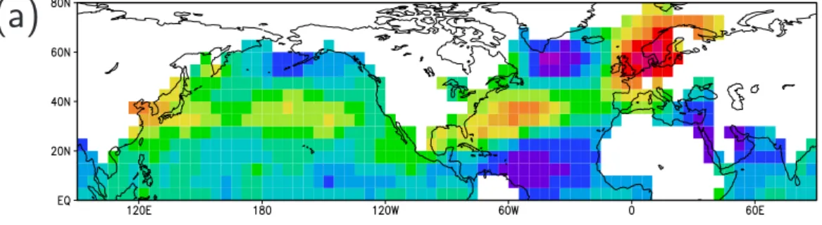 Fig. 4. As in Fig. 2, but for boreal spring SST (March/April).