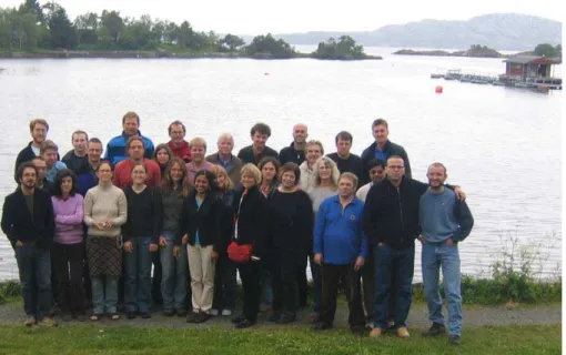 Fig. 3. On site participants of PeECE III study at the Espegrend Marine Biological Station: