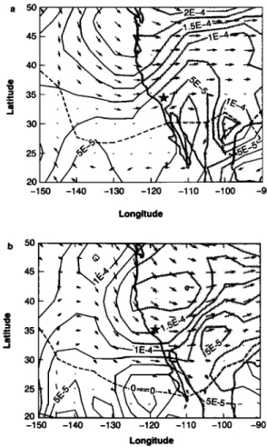 Fig.  3.  The balloon temperature profiles measured on October 18  and  20.  b  50 45 4O 35 30 20  -150  -140  -130  -120  -110  -100  -90 Longitude 
