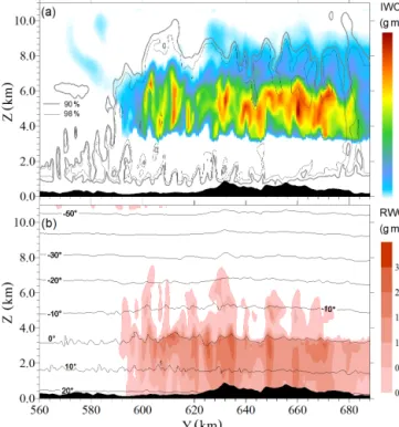 Figure 5c shows the convective cells that develop around 09:00 UTC during the second convective period