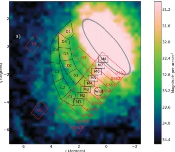 Figure 3. Field placements for the GSS, streams C and D and all other fields pertinent to this study