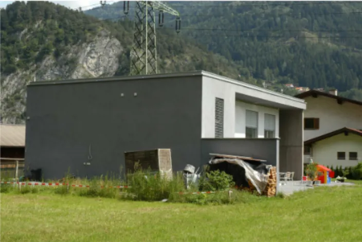 Fig. 22. New building and upgrade: Earth-filled dam for energy dissipation of falling rocks.