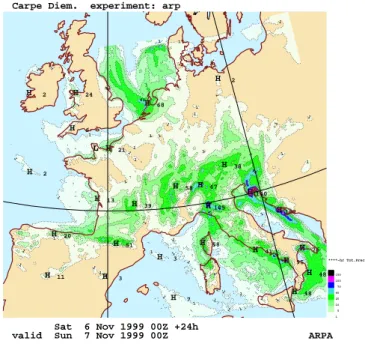 Table 5. 10-m wind-speed bias (m/s) of analyses and 24-h forecasts against SHIP observations in the full area.