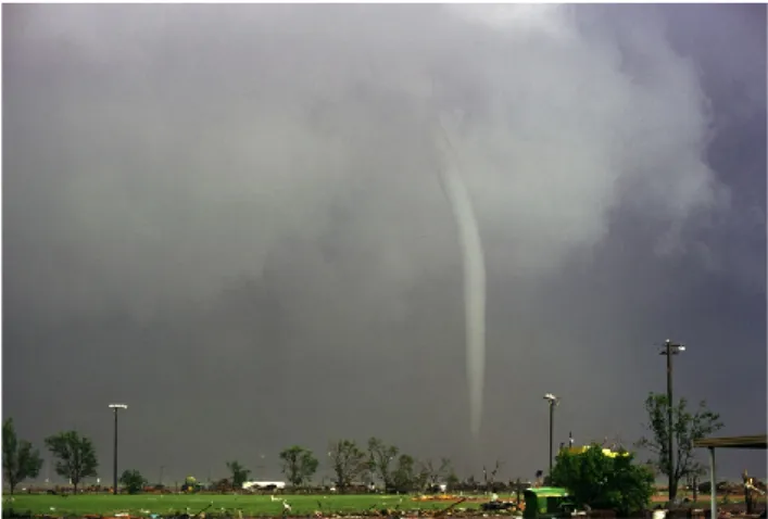 Fig. 5. View of a tornado that struck the small community of Union City, Oklahoma on 24 May 1973