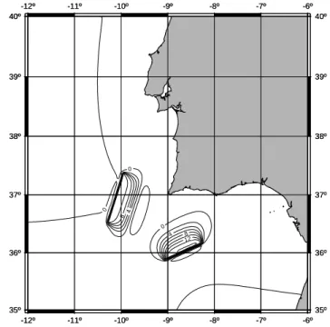 Figure 2: AR04 line, across the Guadalquivir Bank. 