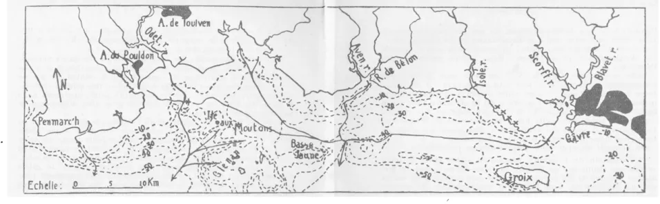 Fig. 2. —  Dépression.  Les Glénan-Groix  X dreikanters 