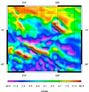 Figure 4. Histogram of residuals on the gravity anomaly (initial data from GGM02S global gravity field minus approximated data from 9692 wavelet representation) at 75 km resolution.