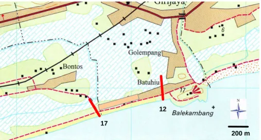 Fig. 5. Map of Batuhiu area of Ciliang Village.