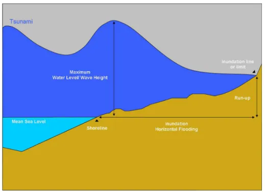 Fig. 6. Tsunami terms (modified after Unesco-IOC, 2006). -101234567 0 50 100 150 200 250 300 350 Distance (m)