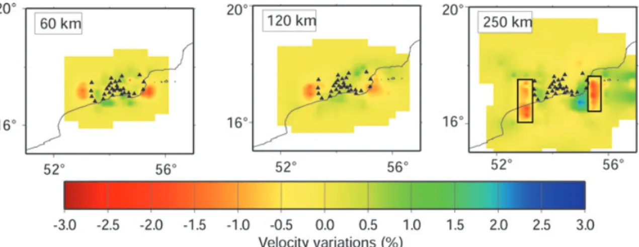 Figure 10. Synthetic spike test for the joint inversion of gravity and seismological data