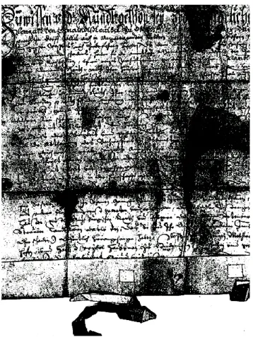 Fig. 2. Original document with references to local floods from 1644 (Municipality of Hindelang).
