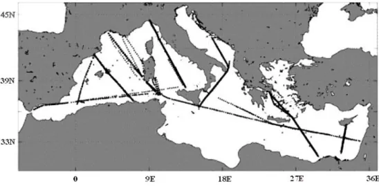 Fig. 1. The approximate position of the VOS seven tracks program in MFSPP.