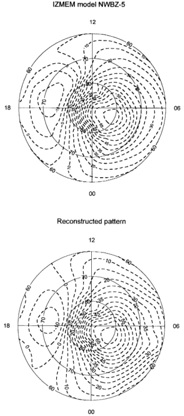 Figure 1 (top) shows equipotentials for the IZMEM/