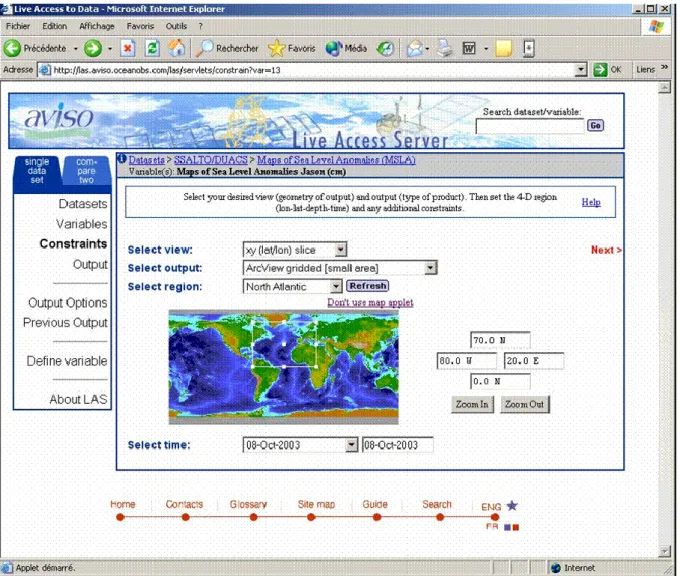 Fig. 1. Aviso Live Access Server.